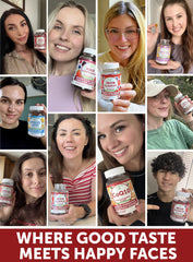 Lunakai iron gummies serving size on pack fits teen and adult routines.