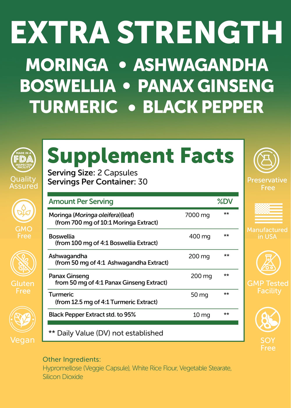 Lunakai plant-based vegan capsules easy to swallow for daily use