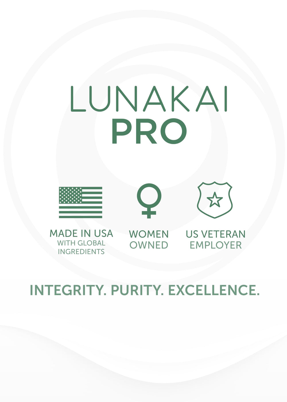 Lunakai PRO NAD daily-use scene illustrating simple morning routine.