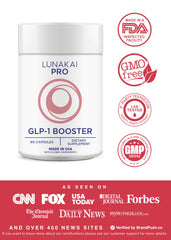 Lunakai Pro vegan capsules close-up showing plant-based formula.