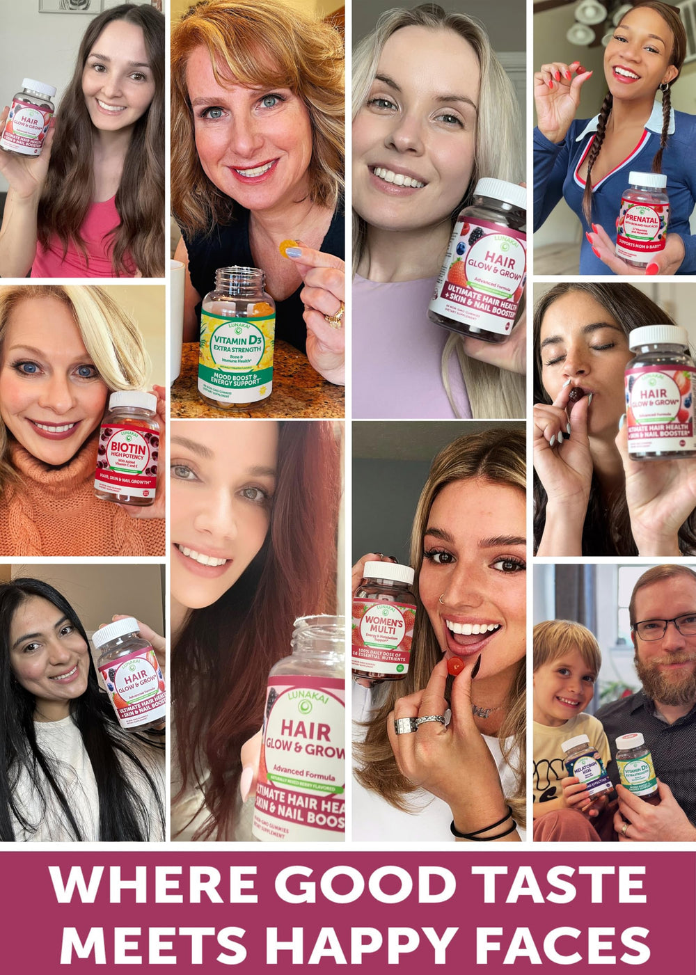 Lunakai vegan ingredients shot showcasing gelatin-free vitamins for plant-based lifestyles.