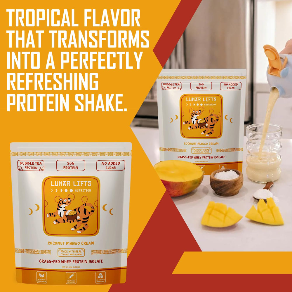 Lunar Lifts easy mixability shake signifying smooth texture with minimal stirring.