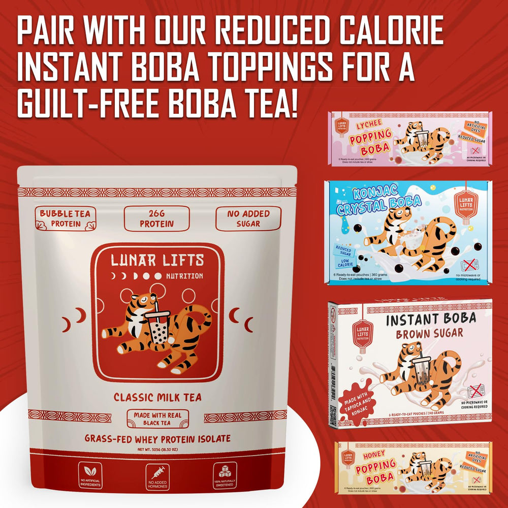 Lunar Lifts Everyday milk tea flavor added to smoothies or baking.