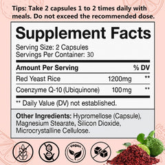 LUNESSA Red Yeast Rice capsules ready for everyday wellness.