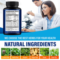 Lungwell Quit Smoking Aid packaging box shows USA-made quality and natural ingredients.