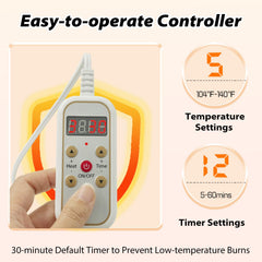 LUNILAX auto-off after 30 minutes for safe, nap-friendly use.