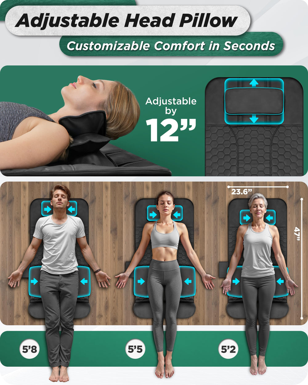 Lunix LX27 remote pocket shown for convenient control during session.