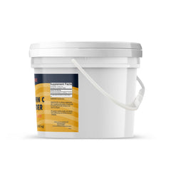 Luonix Vitamin C Powder with scoop in bucket for easy measuring