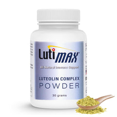 Luti Lutimax powder tub for convenient daily brain support.