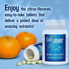 Lutimax joint and muscle support iconography for everyday mobility.