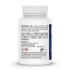 Lutimax label detail highlighting patented bioflavonoids for clarity.