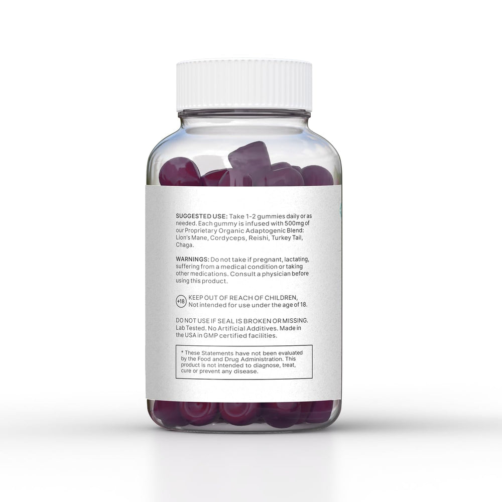 LUV Health Mind Gummies immune-balance bottle highlights immune support potential
