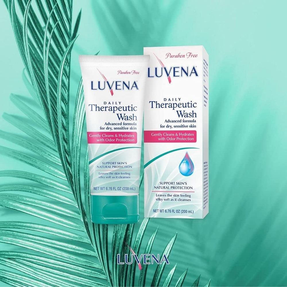 LUVENA Personal Wash 200ml bottle shown for convenient home use.