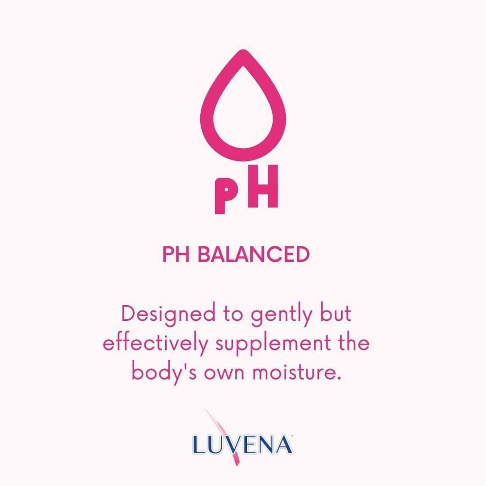 LUVENA Vaginal Moisturizer ingredients list highlights safe, water-based formula.