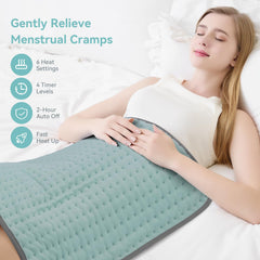 luwanda XXL heating pad plush fabric for comfortable use