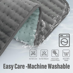 LuWanda XXXL heating pad with six temperature levels for variety