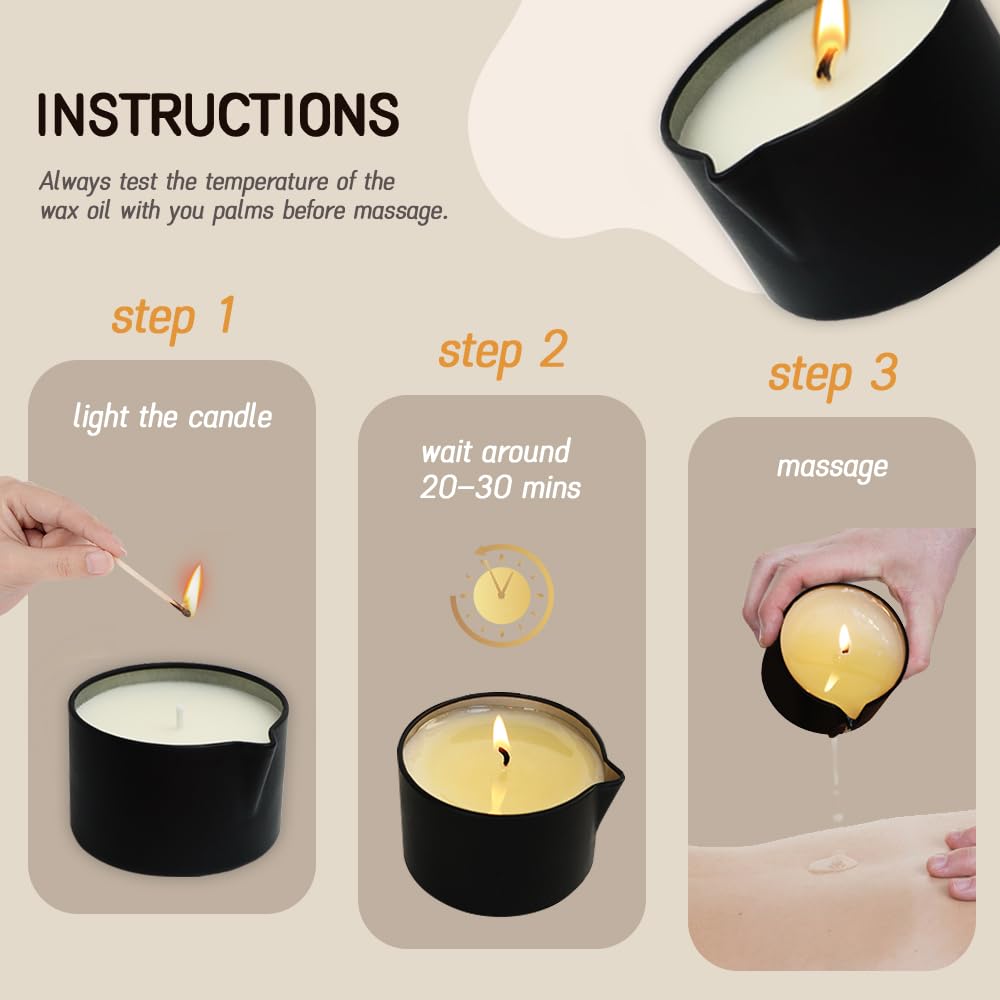 LUXMASA massage candle scent pine-eucalyptus evokes forest freshness during self-care.