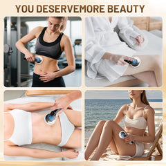 Luxulist Body Sculpting Machine is portable and rechargeable for travel