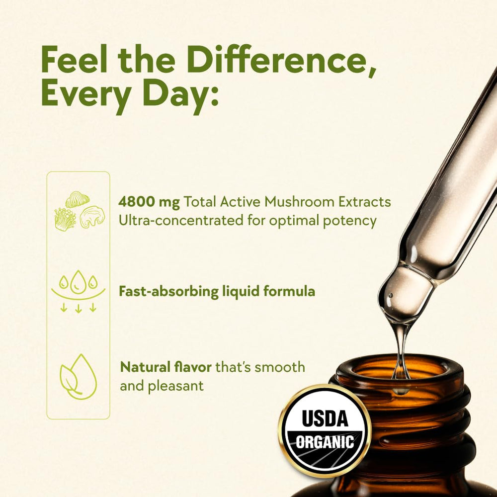 LYFE Immunity Tincture liquid drop on glass showing fast-absorbing formula for daytime use.