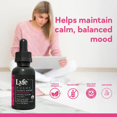 USDA Organic certification seal on LYFE tincture packaging