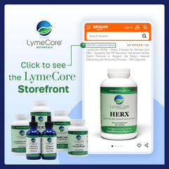 LymeCore HERX Detox daily-use-setup illustrating practical routine for supplementation