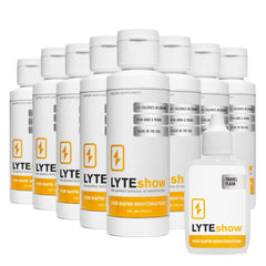 LyteLine sugar-free electrolyte bottle pack eight for convenient on-the-go hydration.