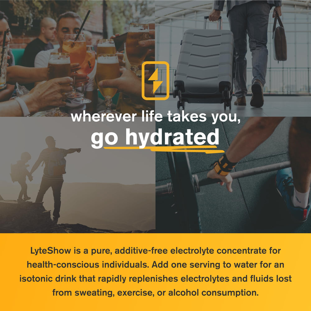 LyteLine travel-friendly eight-pack ideal during workouts or travel.