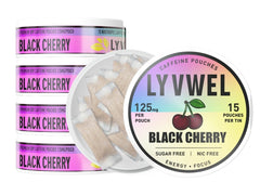 LyvWel 125mg caffeine energy pouch pack providing a clean, sustained lift for workouts and work.
