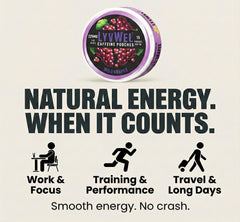LyvWel compact 5-pack design ideal for on-the-go energy.
