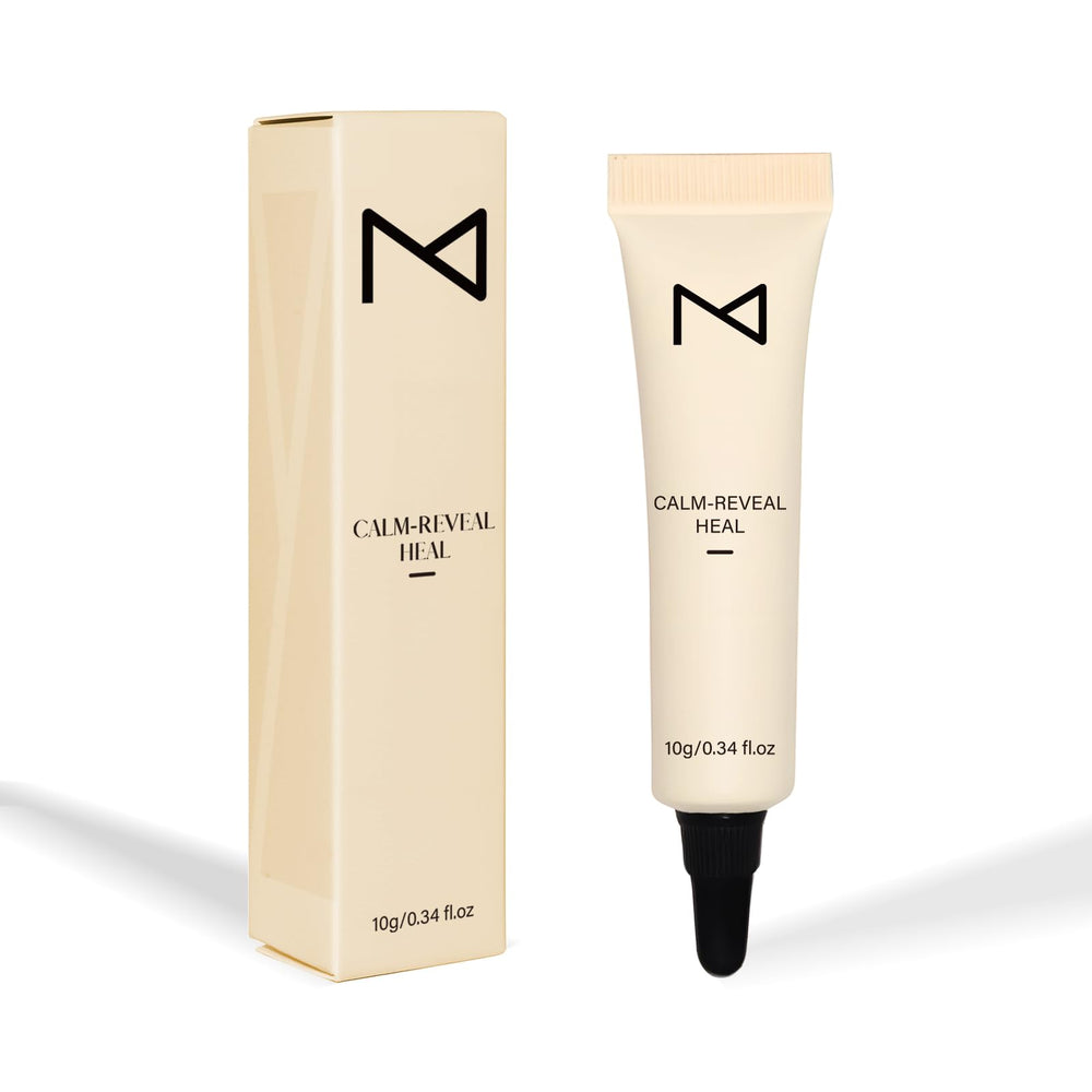 M Brow Aftercare Gel Tube portable container for soothing post procedure skin and pigment care.
