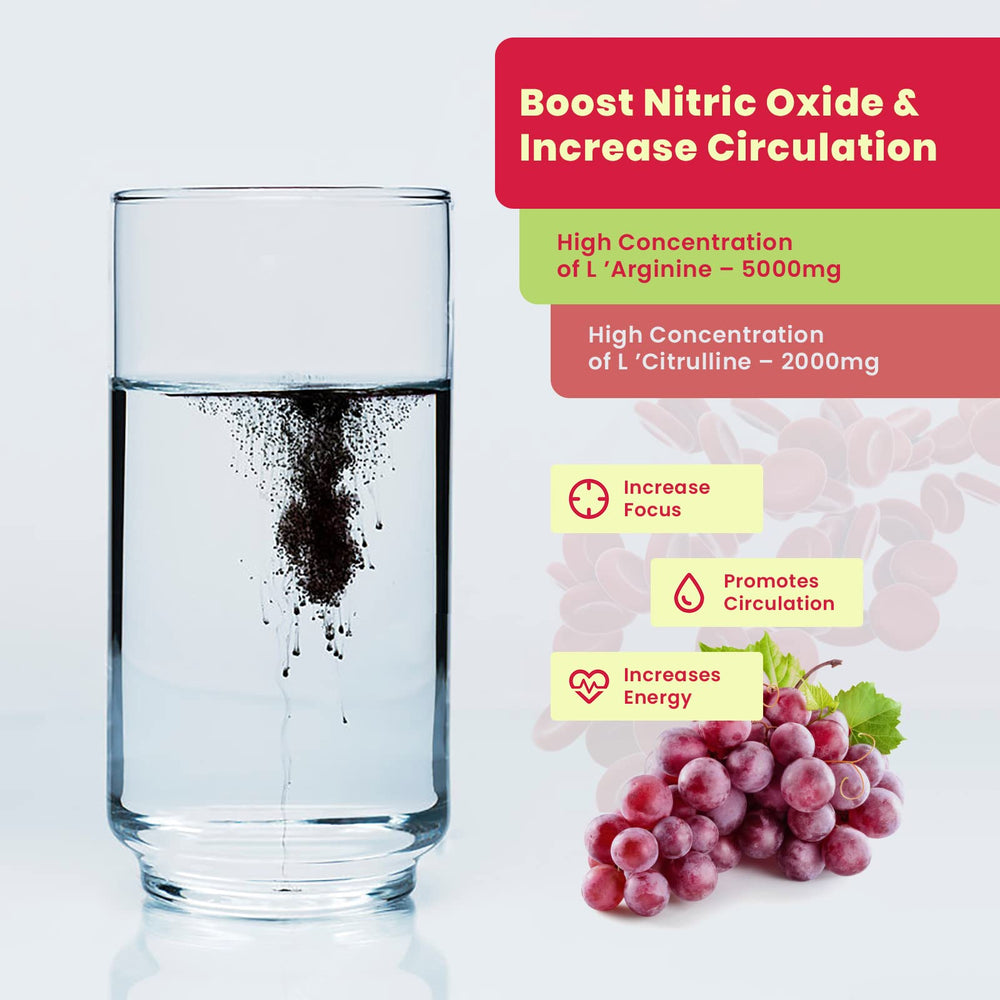M Pain Management Technologies scoop and powder in glass demonstrating easy daily mixing and hydration