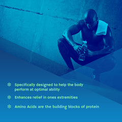 M Pain Nerve Support in a daily routine setting with capsules and water glass.