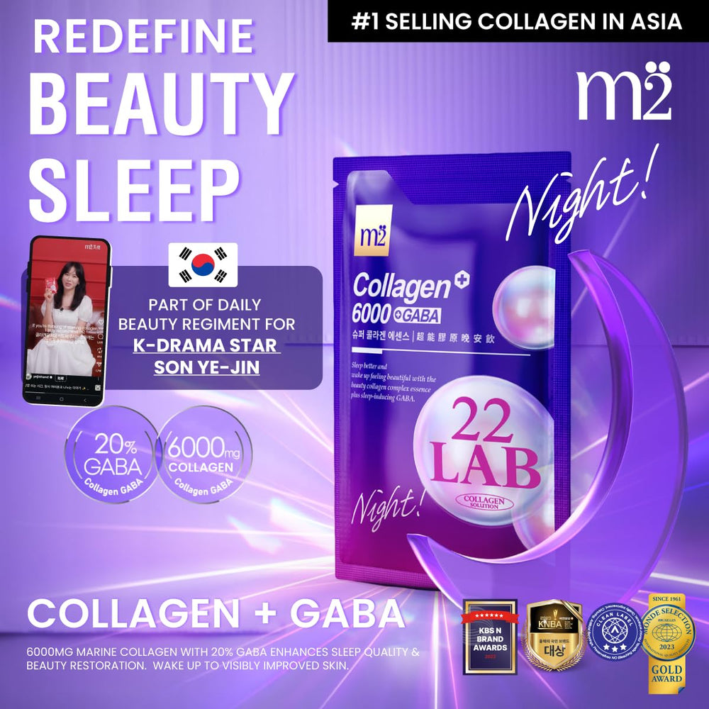 m2 Liquid Collagen packets closeup for daily use