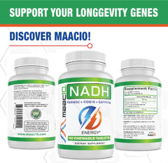 MAAC10 energy booster used during work for focus