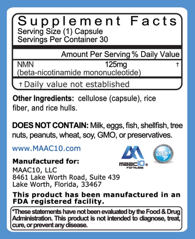 MAAC10 Trans-Resveratrol capsules image highlights potential sirtuin-related support.