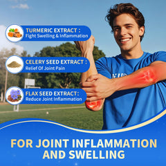 MABEFY packaging highlights joint support with turmeric and hyaluronic options.
