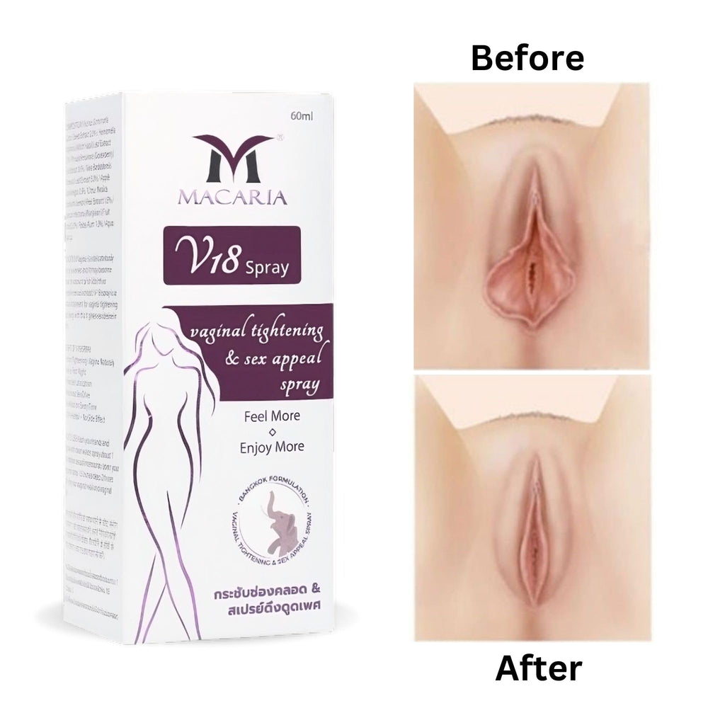 MACARIA V18 elasticity-boosting spray helps support toned sensation.