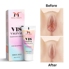 MACARIA V18 packaged product display ready-to-use daily care.