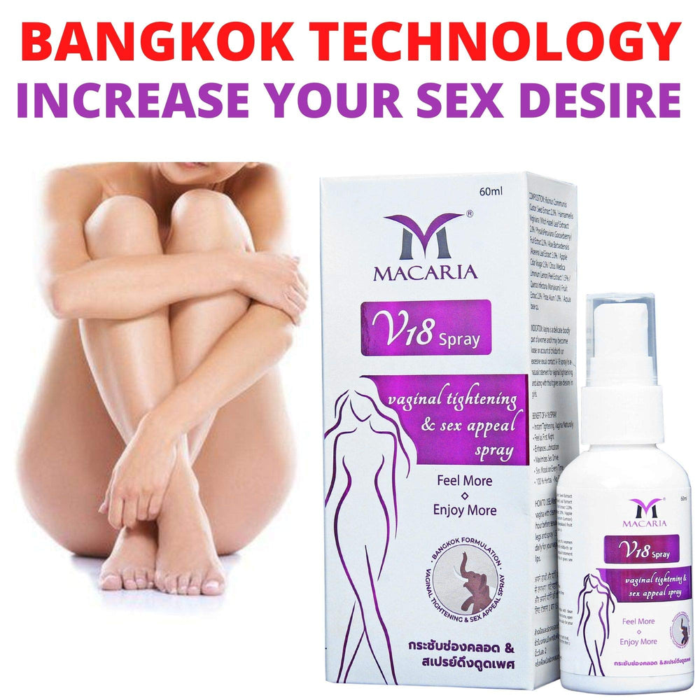 MACARIA V18 pH-balanced formula supports comfortable intimate care.