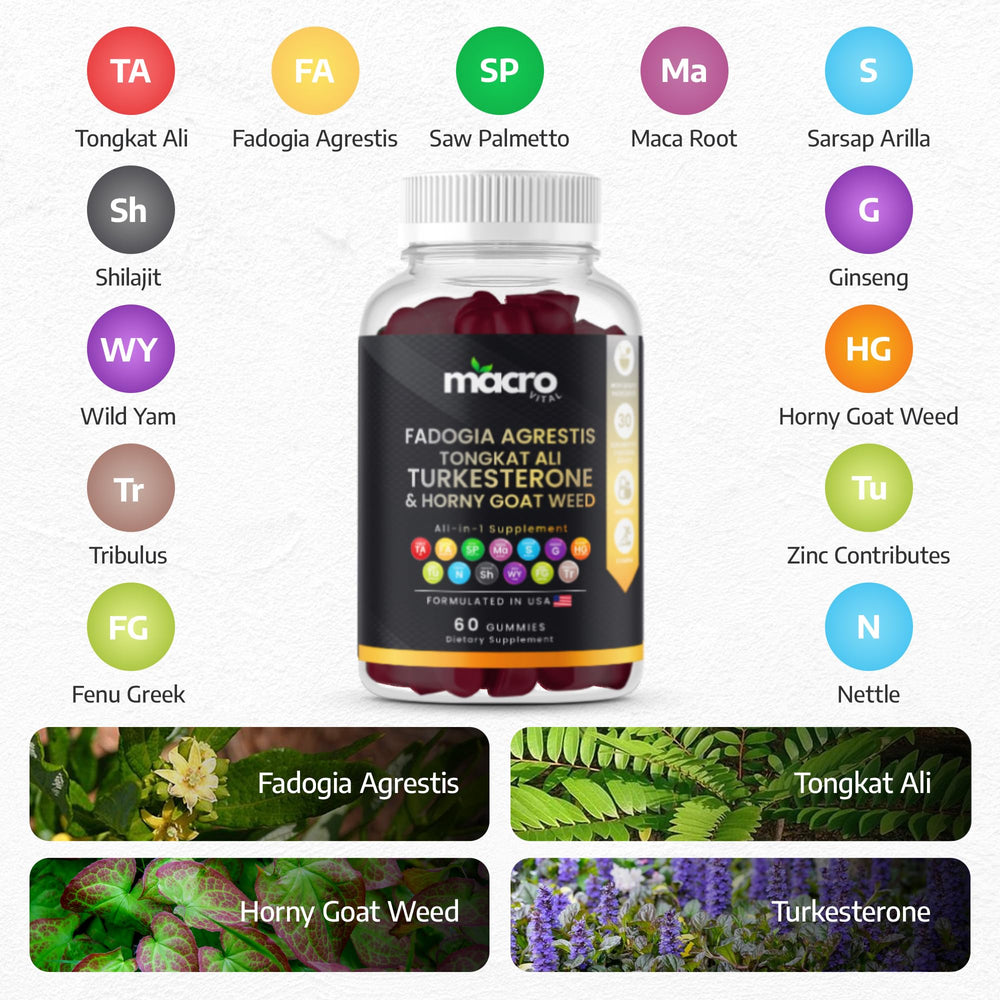 Macro Vital gummies on-the-go format supports busy routines.