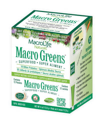 MacroLife Macro Greens packets on the go for daily greens boost