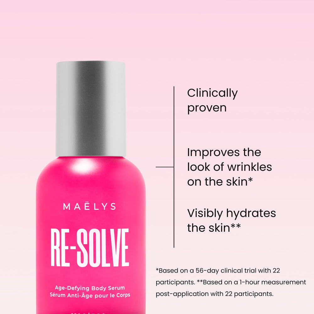 MAËLYS RE-SOLVE dispenser close-up highlighting lightweight hydration.