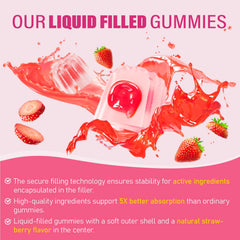 Adult enjoying Maennyliy calcium gummies as a convenient daily dose.