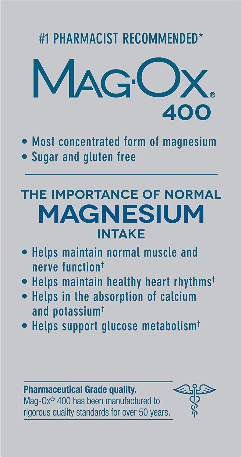 Pack of three Mag-Ox bottles for convenient ongoing daily magnesium
