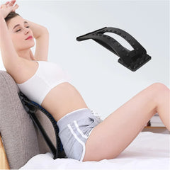 Magic Back Support multi-level-adjustment-knob enables customizable stretches