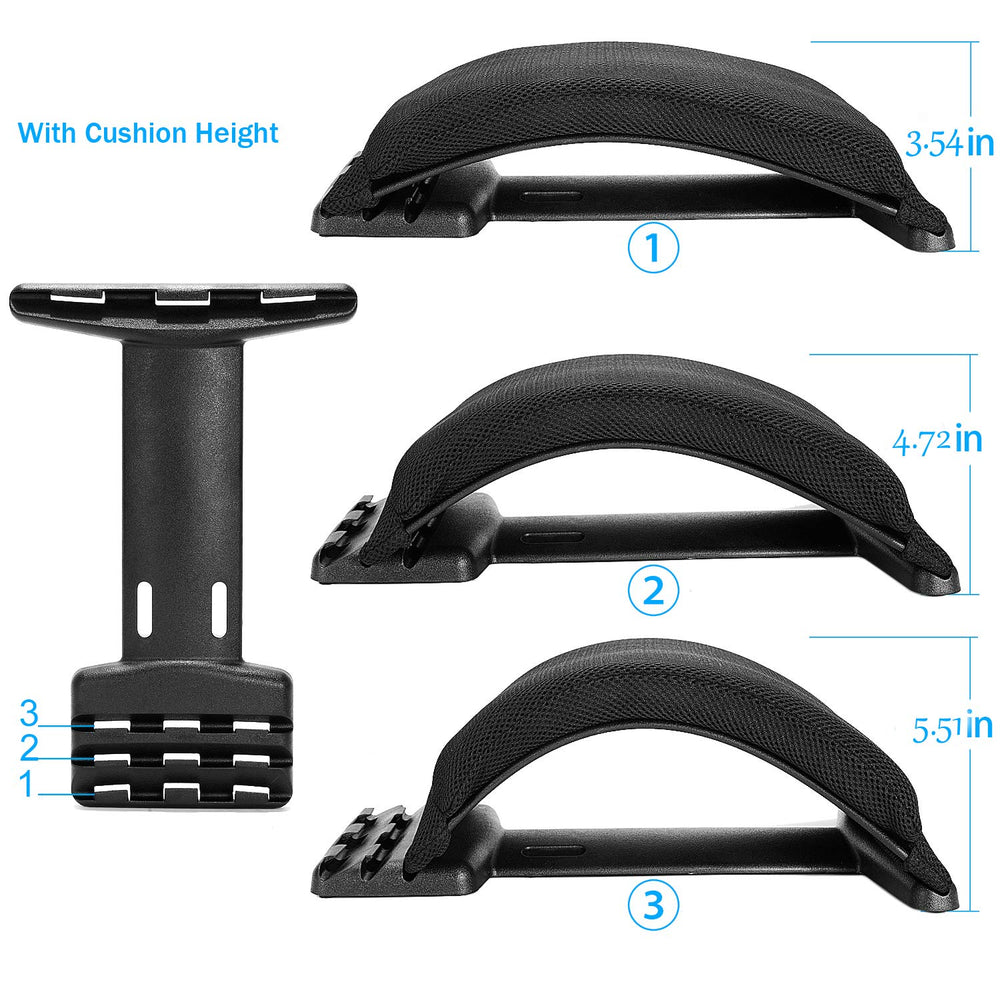 Magic Back Support removable breathable cover keeps the cushion cool and easy to clean.