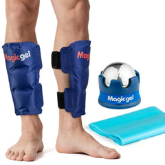 Magic Gel Shin Splint Ice Pack delivers fast cooling to ease swelling after activity