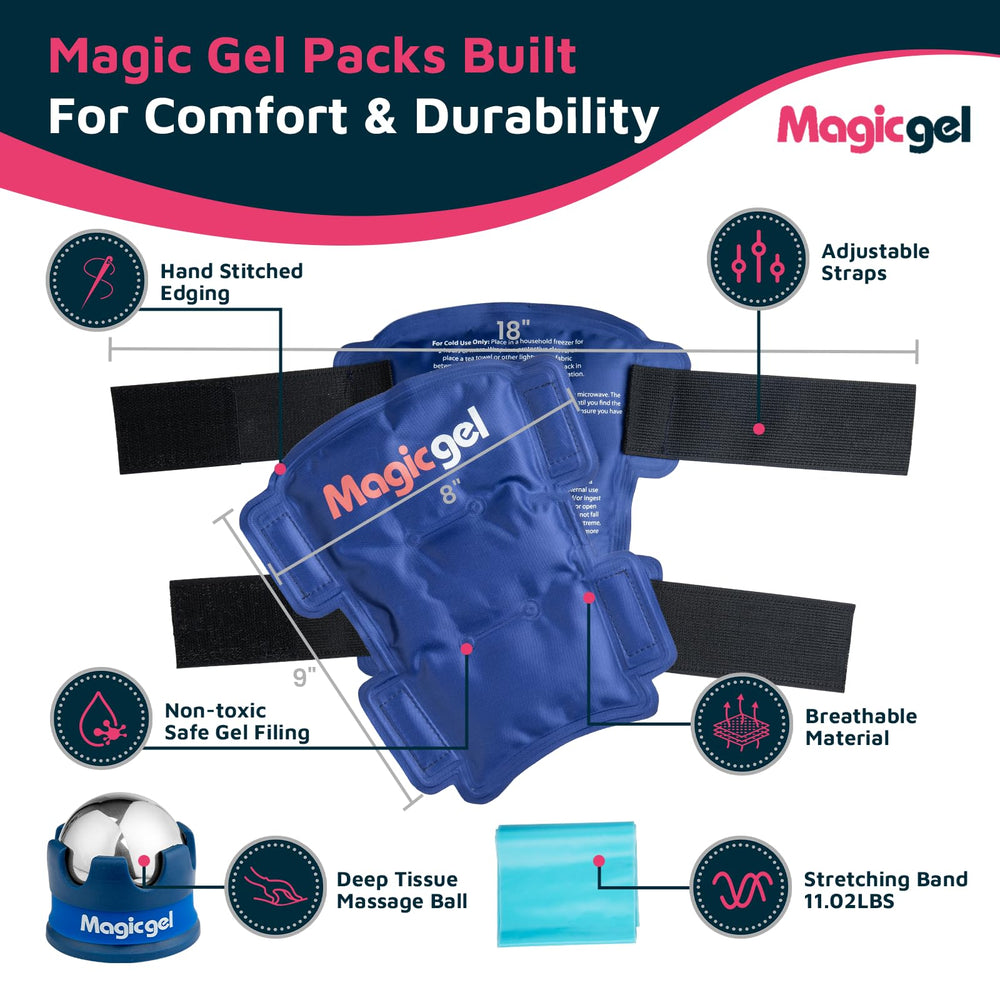 Magic Gel Stretch Band helps mobility and gentle strengthening during rehab