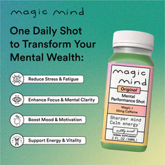 Magic Mind keto-friendly vegan label emphasizes organic ingredients