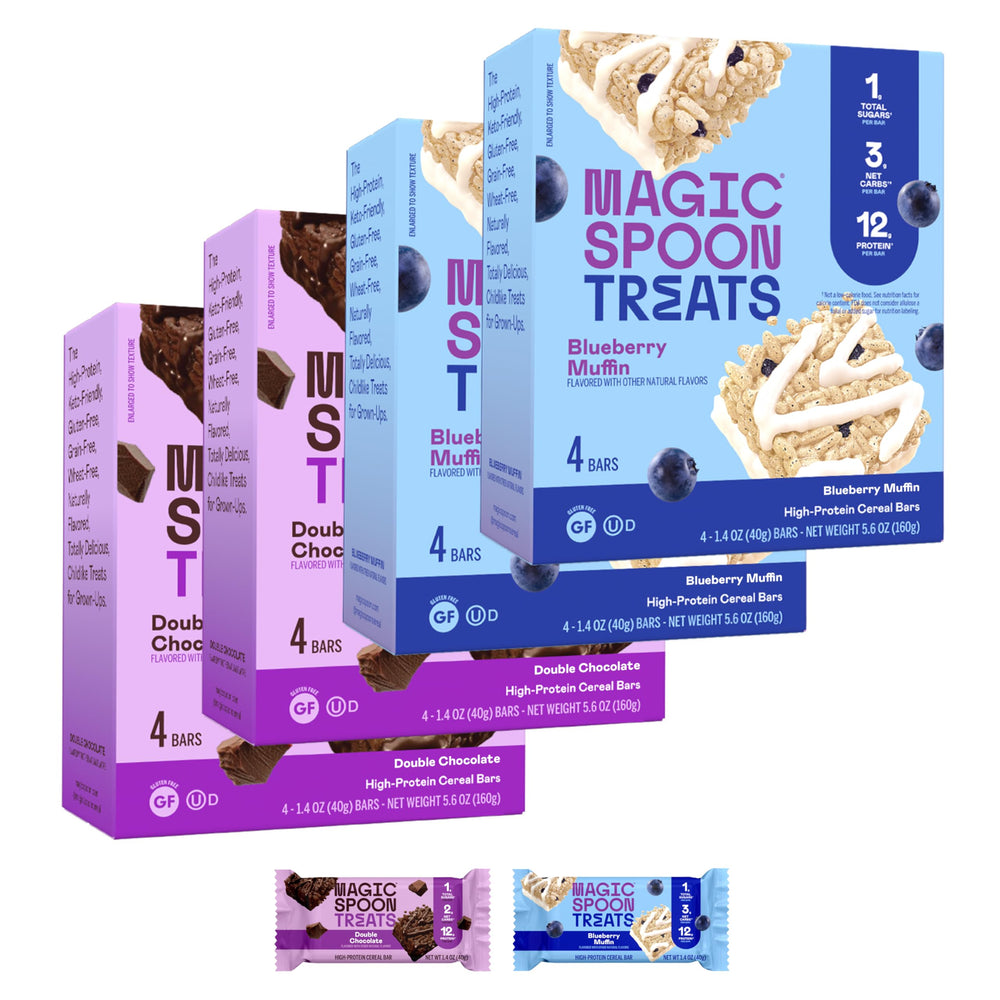 Magic Spoon Treats 16-bars pack for convenient gluten-free snacking.